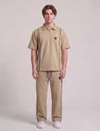 Casual Short-Sleeve Polo and Pants Matching Set | Fabric Studio