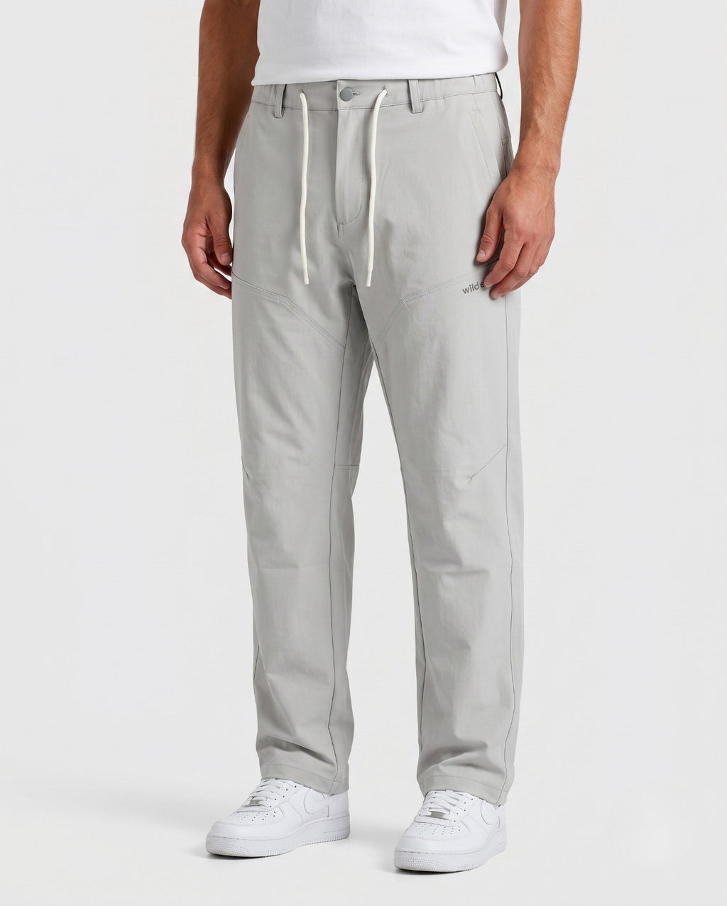 Casual Paneled Joggers with Zip Pockets | Fabric Studio